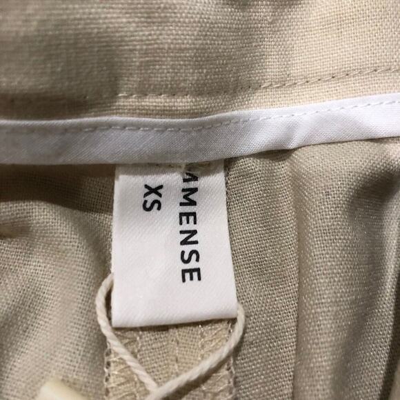 Commense Womens Trouser Pants Size XS‎ Khaki Pleated Wide Leg Belt Loops Pull On - Picture 9 of 9